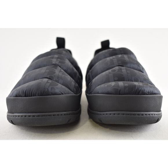 Dior Mens Snow Slipper Navy Blue Oblique Black Flat Slip On Loafer Sneaker 44 11 - Picture 10 of 16